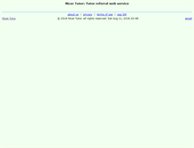 Tablet Screenshot of nicerweb.net